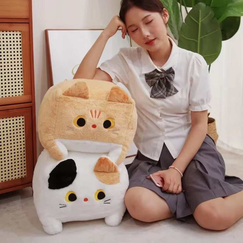 William the Chubby Square Cat Plushie