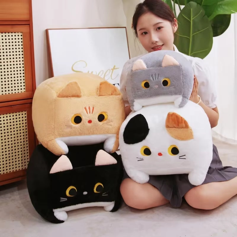 William the Chubby Square Cat Plushie